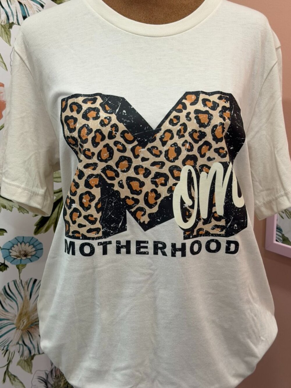 Bella + Canvas “Motherhood” Graphic Tee — Size M, NWOT